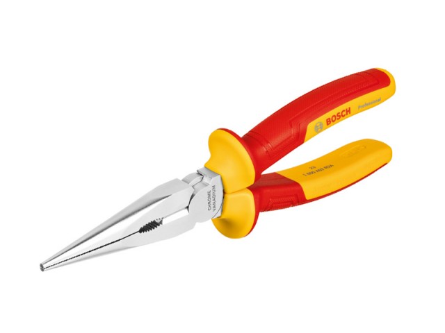 Ravne špičaste klešče Bosch VDE, 200mm, 1600A02NE3